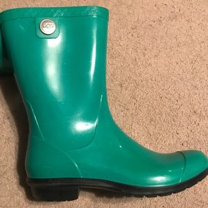 Ugg Sienna Rain Boot in Emerald